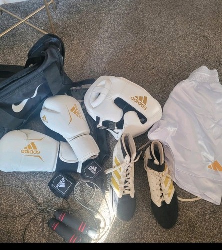 Adidas boxing gloves boots - gloves,